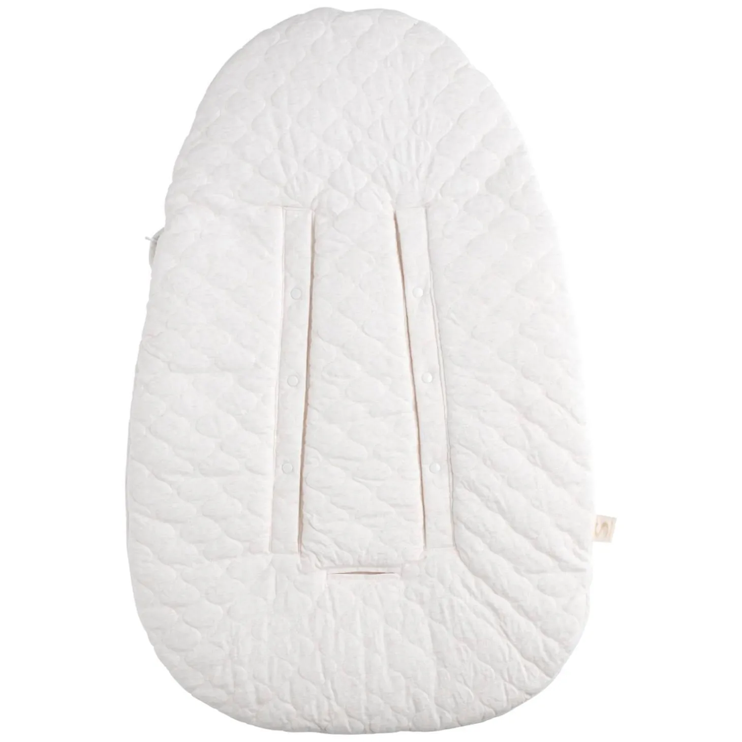 Sauthon Nid d'ange 5 attaches Petit Coeur Beige Chiné/Rose Poudré 0-6 mois