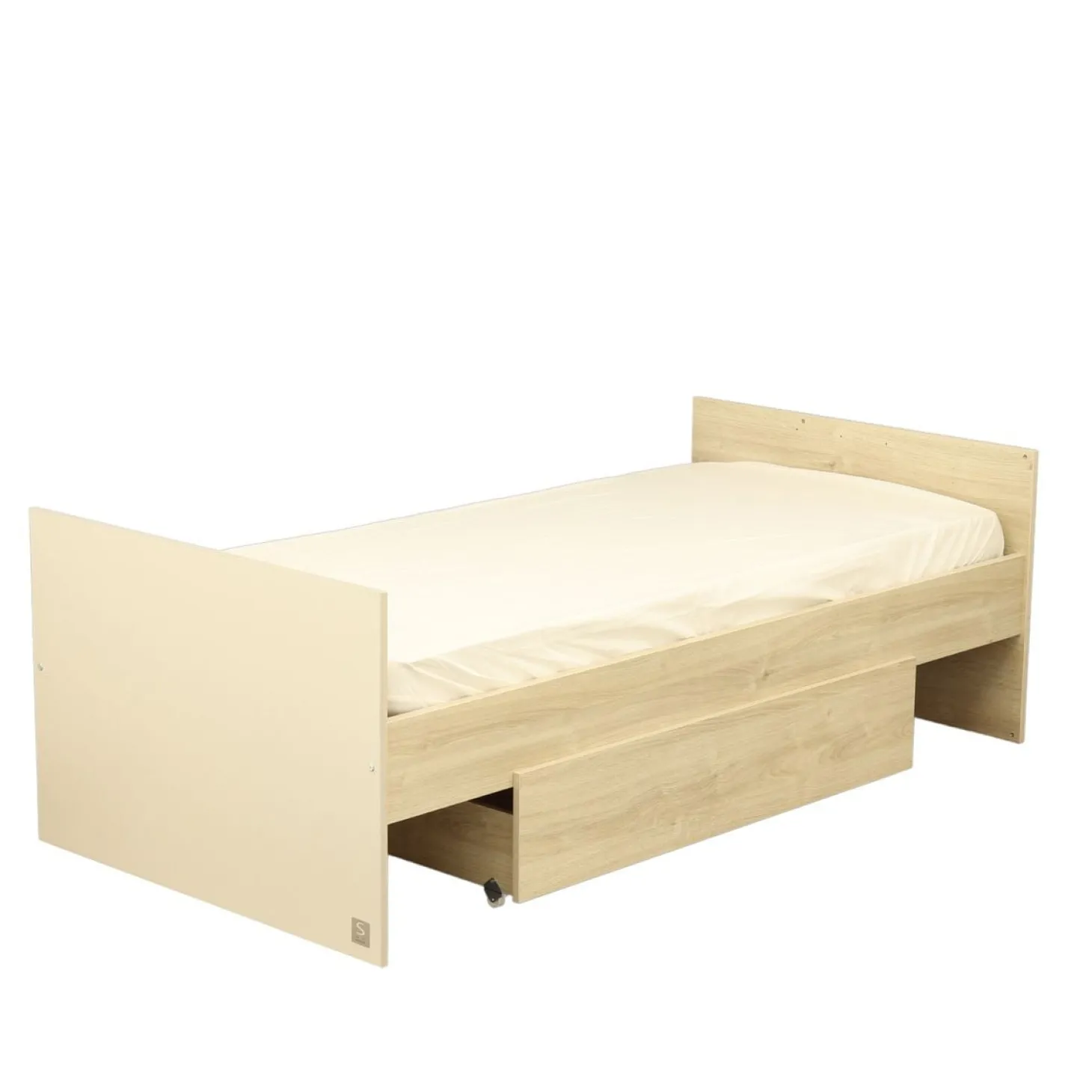 Sauthon Option tiroir lct s/roulettes Mélinée Chêne Sépia