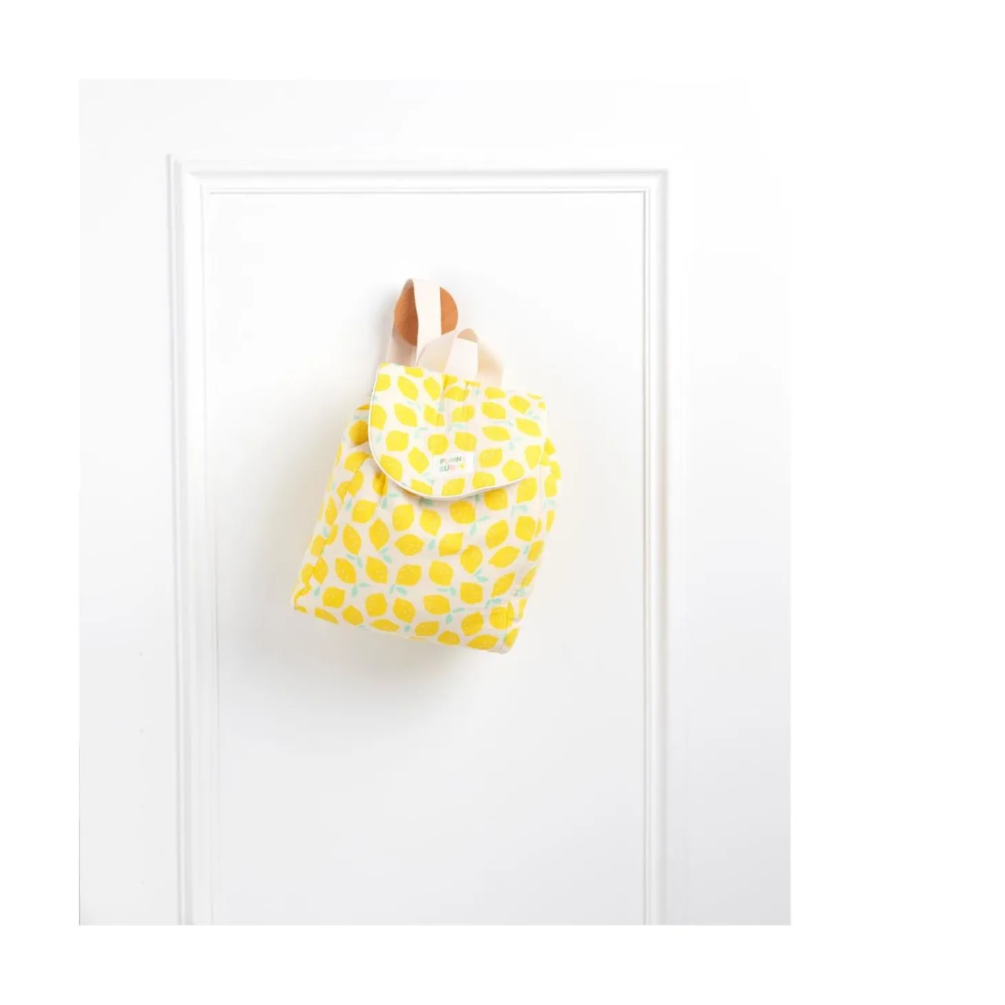 Sauthon Petit Sac à dos Citron Pop Jaune / Vanille