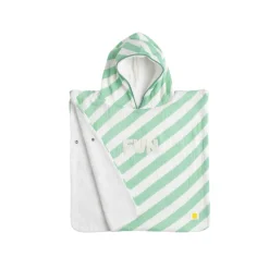 Sauthon                    Poncho de Bain Pop    Vert Menthe / Vanille
