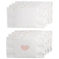 Sauthon                    Protections de Barreaux x8 Petit Coeur    Beige Chiné