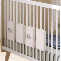Sauthon Protections de Barreaux x8 Petit Nuage Beige Chiné