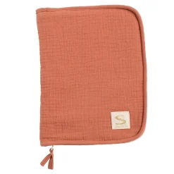 Sauthon Protege carnet de sante Uni Terracotta Rouge