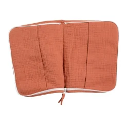 Sauthon                    Protege carnet de sante Uni Terracotta    Rouge