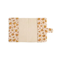 Sauthon                    Protège Carnet de Santé Léopard Petit Chou    Ecru/Caramel/Vieux Rose