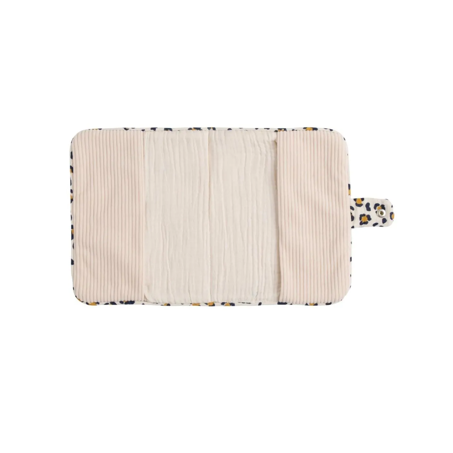 Sauthon Protège Carnet de Santé Léopard Ecru/Noir/Caramel