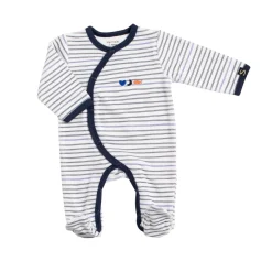 Sauthon                    Pyjama à rayures Baby Sailor    Bleu