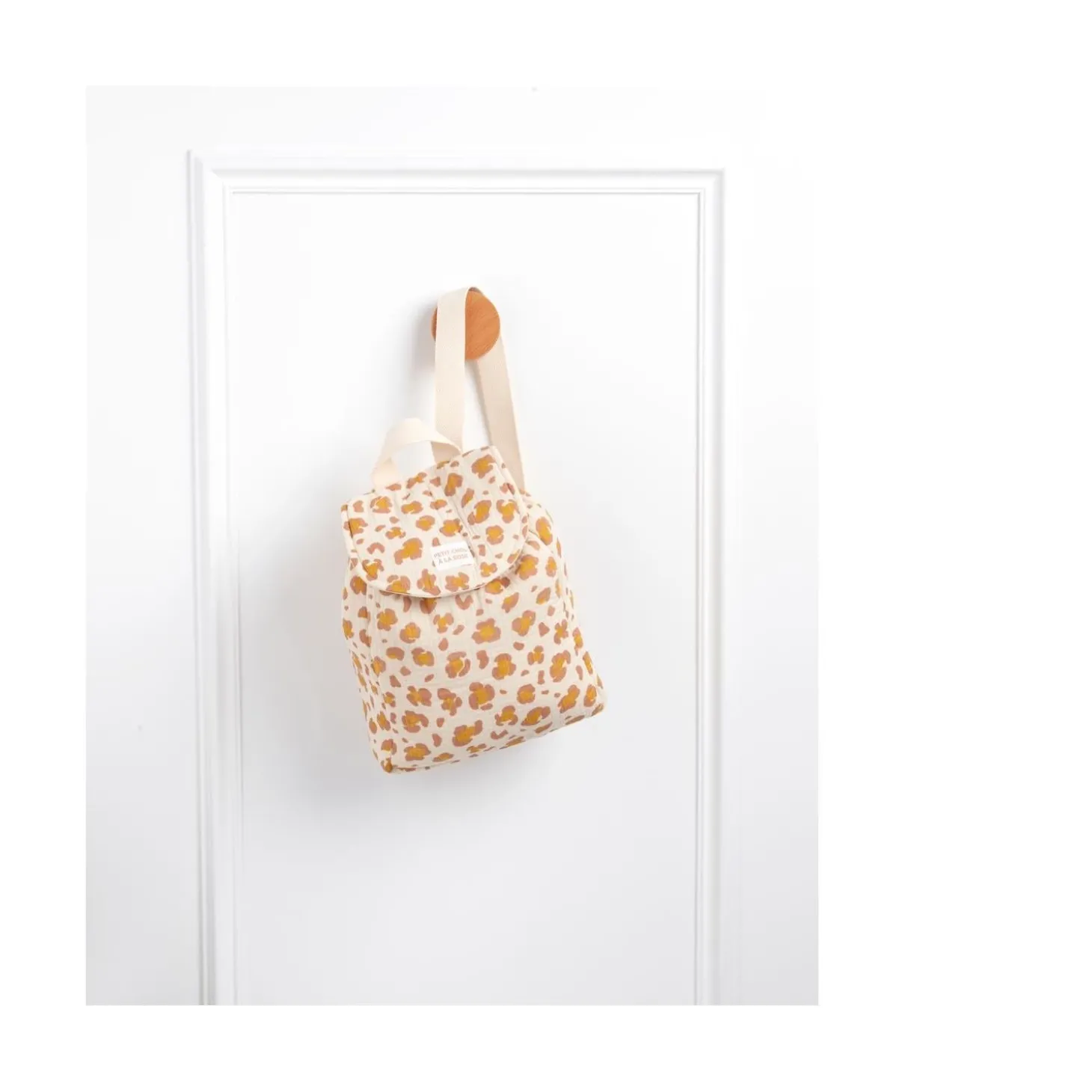 Sauthon Sac à dos Enfant Petit Chou Ecru/Caramel/Vieux Rose 0 - 4 ans