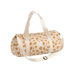 Sauthon Sac Polochon Enfant Petit Chou Ecru/Caramel/Vieux Rose