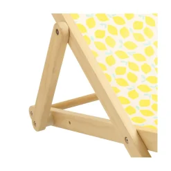 Sauthon Transat Enfant Citron Pop Jaune / Vanille