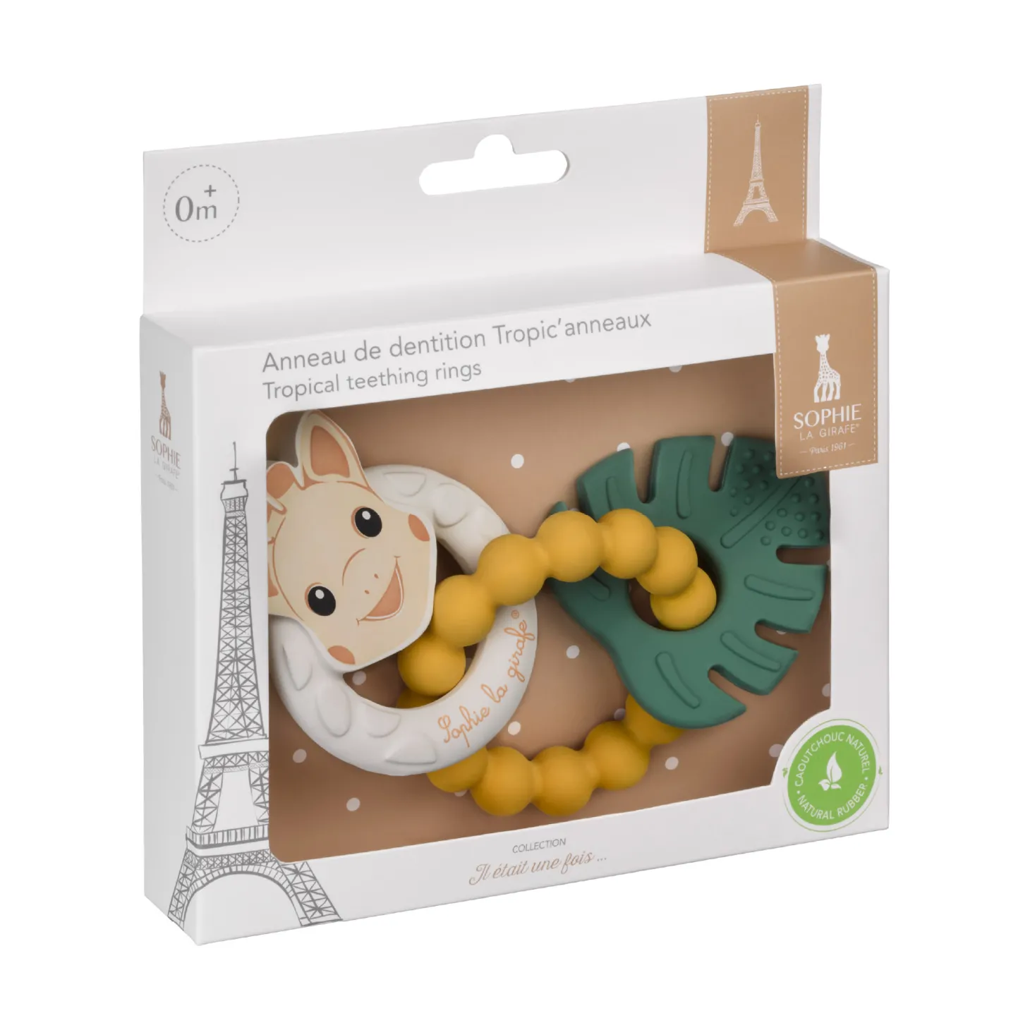 Sophie la girafe Anneau de dentition Tropic'anneaux Multicolore