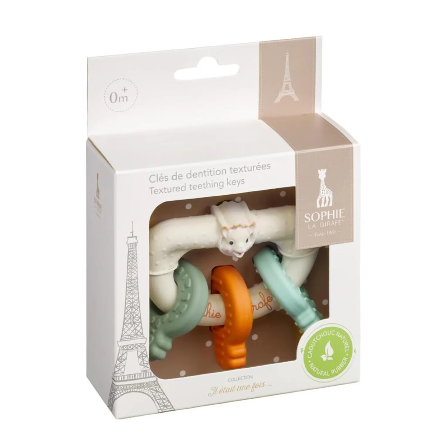 Sophie la girafe Clés de dentition texturées Multicolore