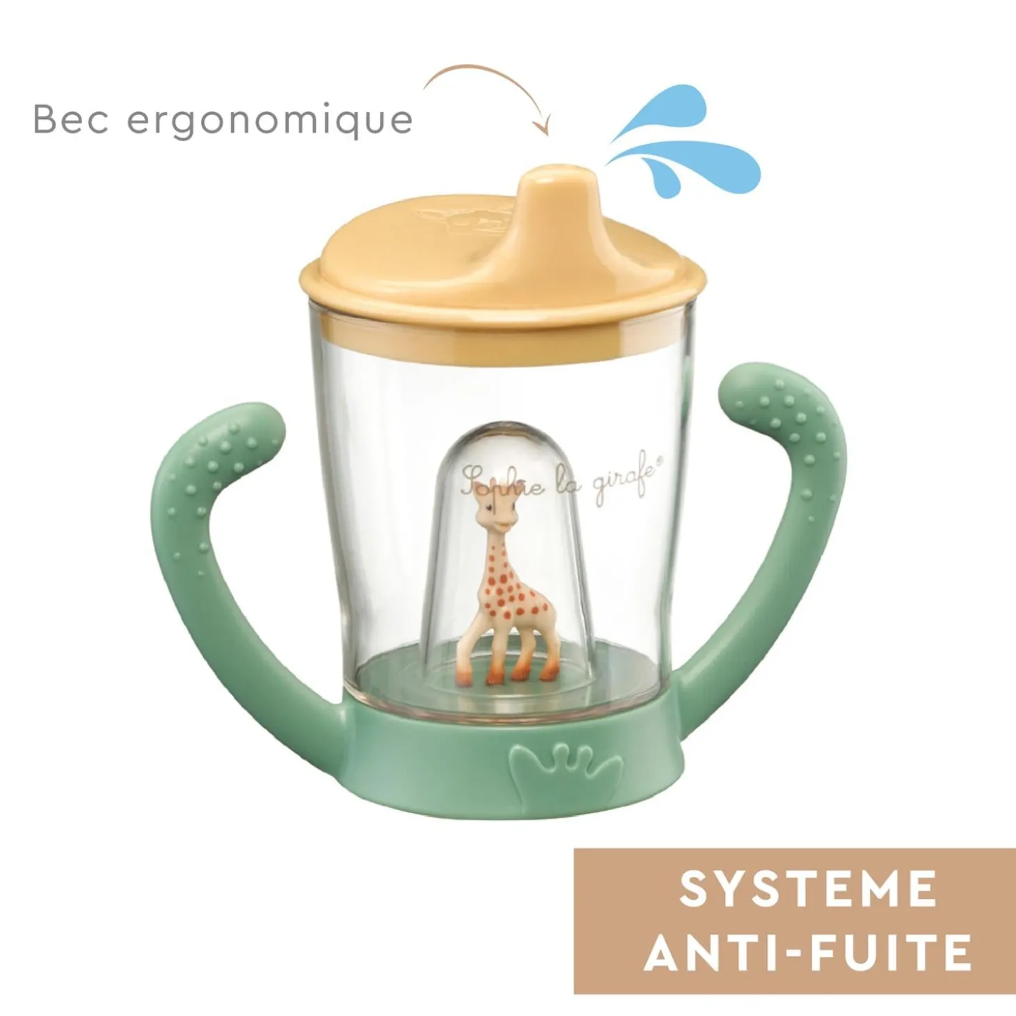 Sophie la girafe Coffret Sophie la girafe et tasse anti-fuite Multicolore