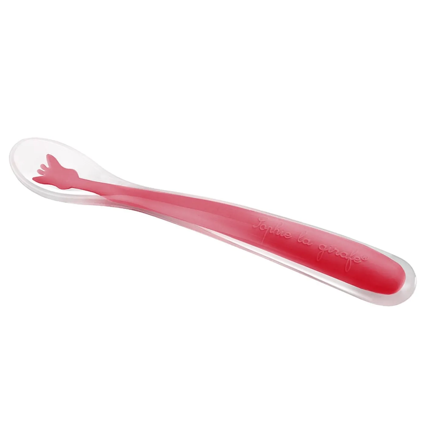 Sophie la girafe 2 cuillères silicone Sophie la girafe Rouge