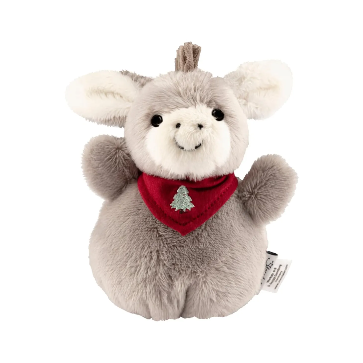 Sterntaler Peluche doudou boule S Âne Gris 19 cm