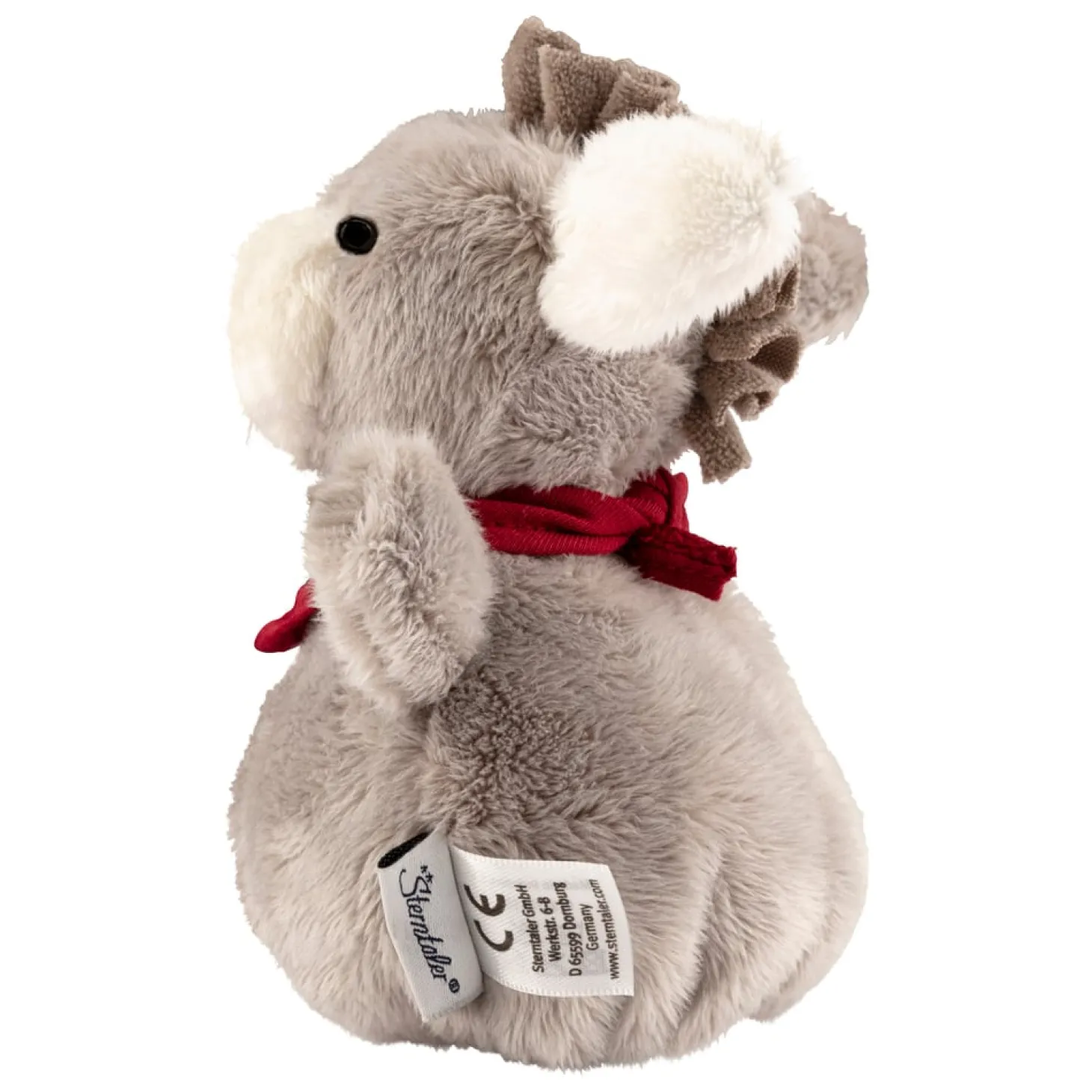 Sterntaler Peluche doudou boule S Âne Gris 19 cm