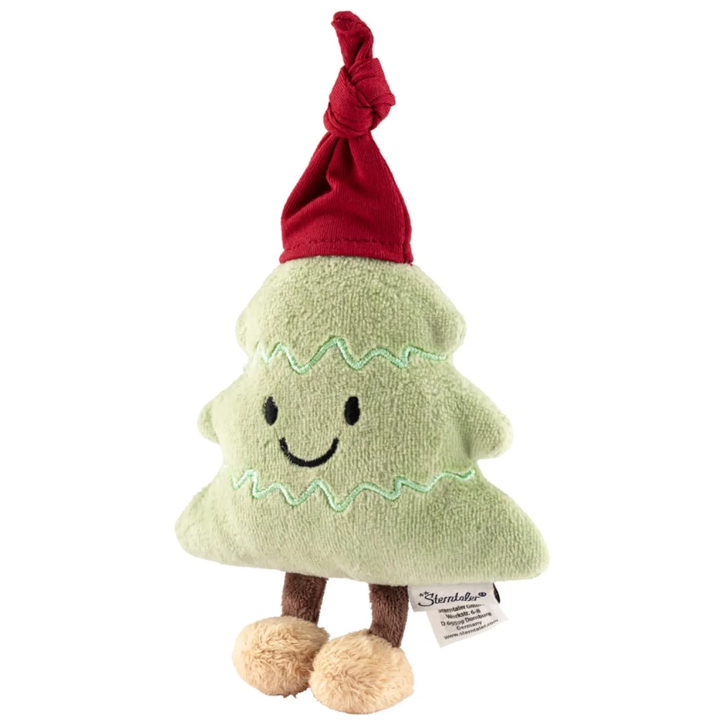 Sterntaler Peluche doudou S Arbre de Noël Vert 19 cm