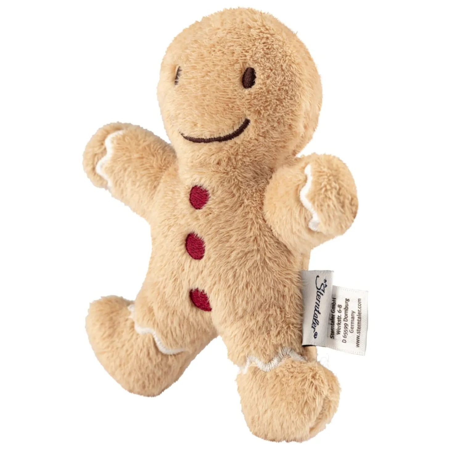 Sterntaler Peluche doudou S Bonhomme pain d'épice Marron 19 cm