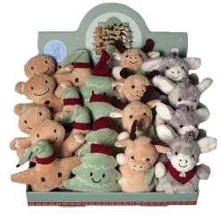 Sterntaler                    Présentoir mini peluches de Noël 20 pièces    Multicolore            27,5 cm