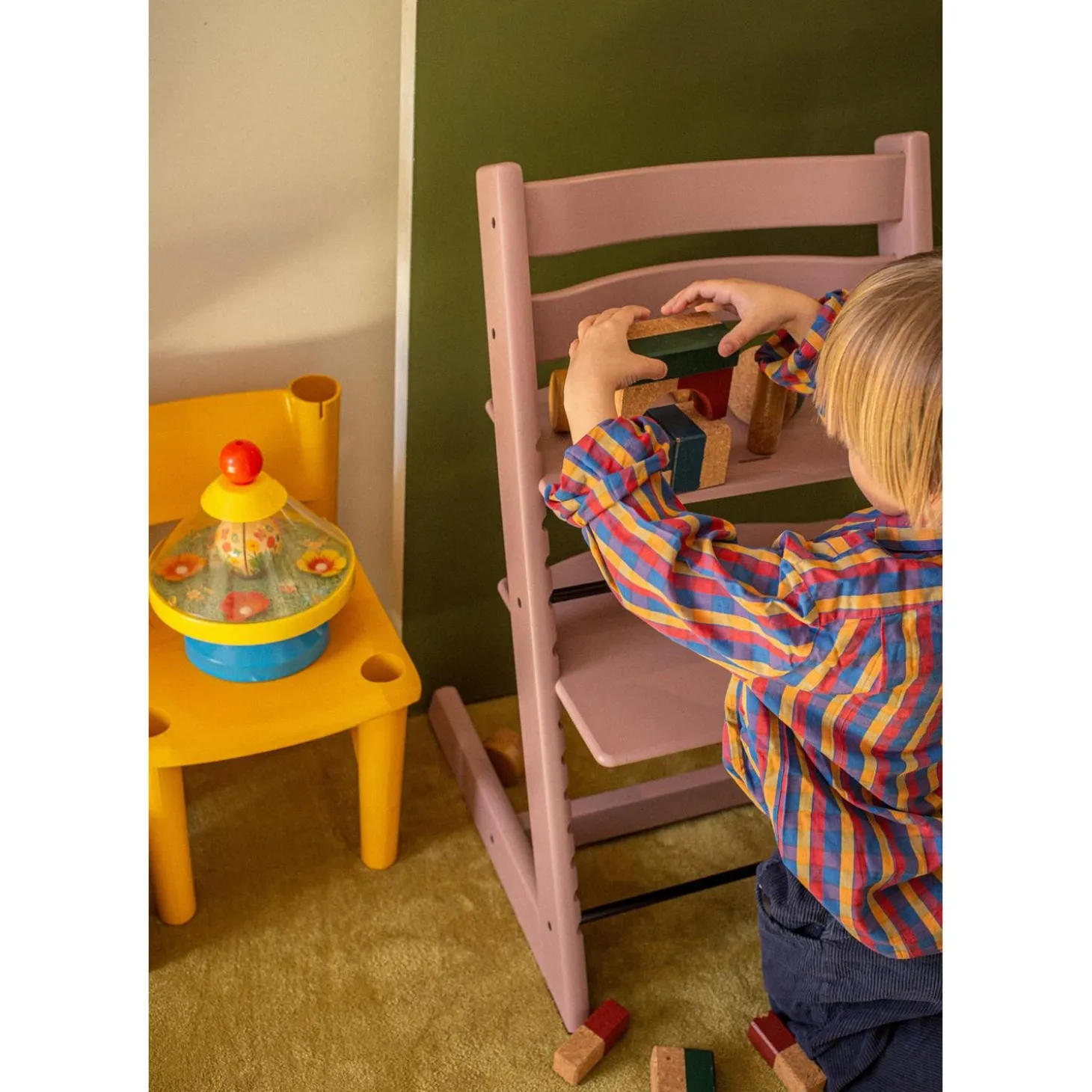 Stokke Chaise haute Tripp Trapp Mauve Bruyere
