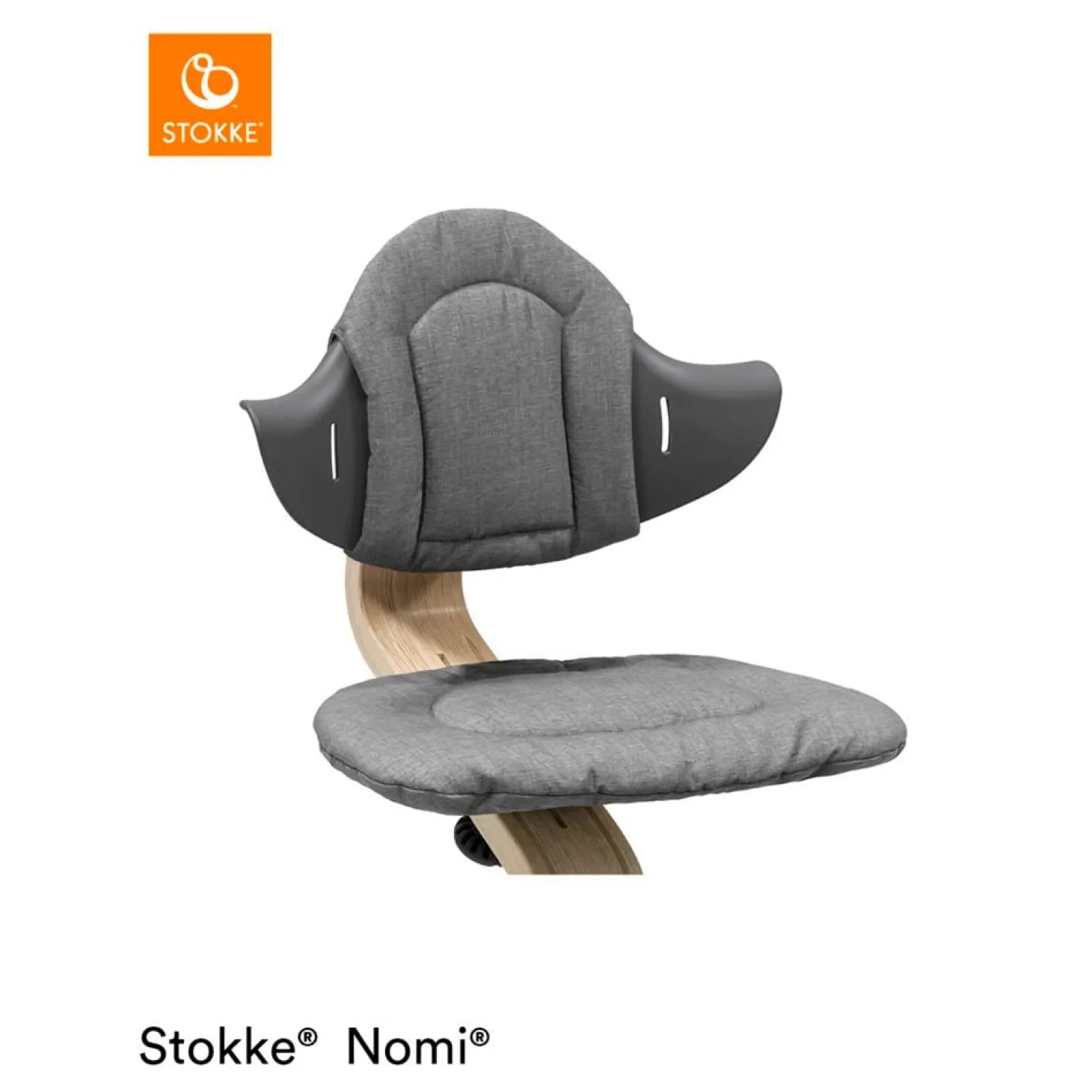 Stokke Coussin de chaise haute Nomi Grey Pink