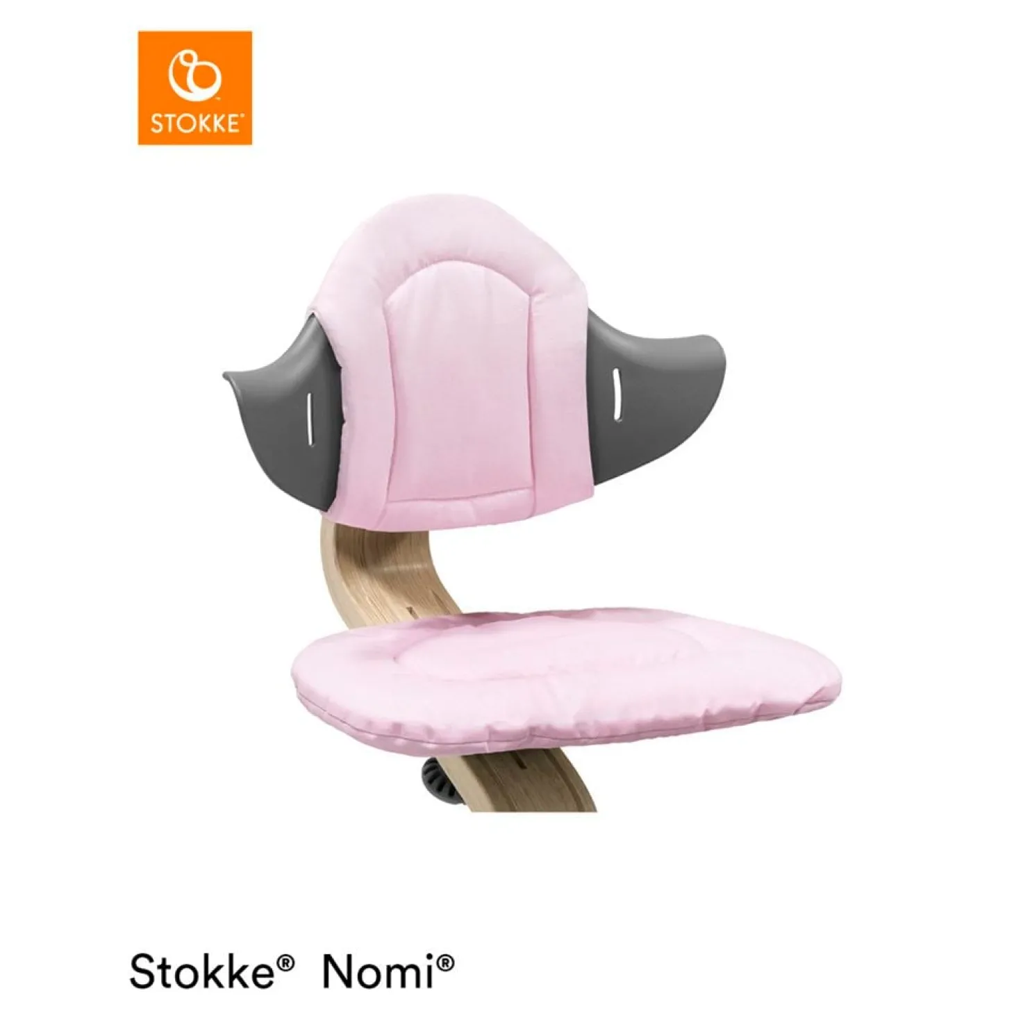 Stokke Coussin de chaise haute Nomi Grey Pink