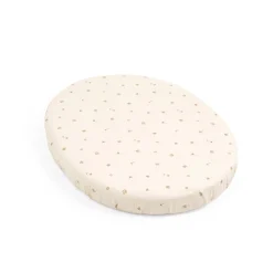 Stokke Drap-housse Mini Sleepi Écru Fleuri