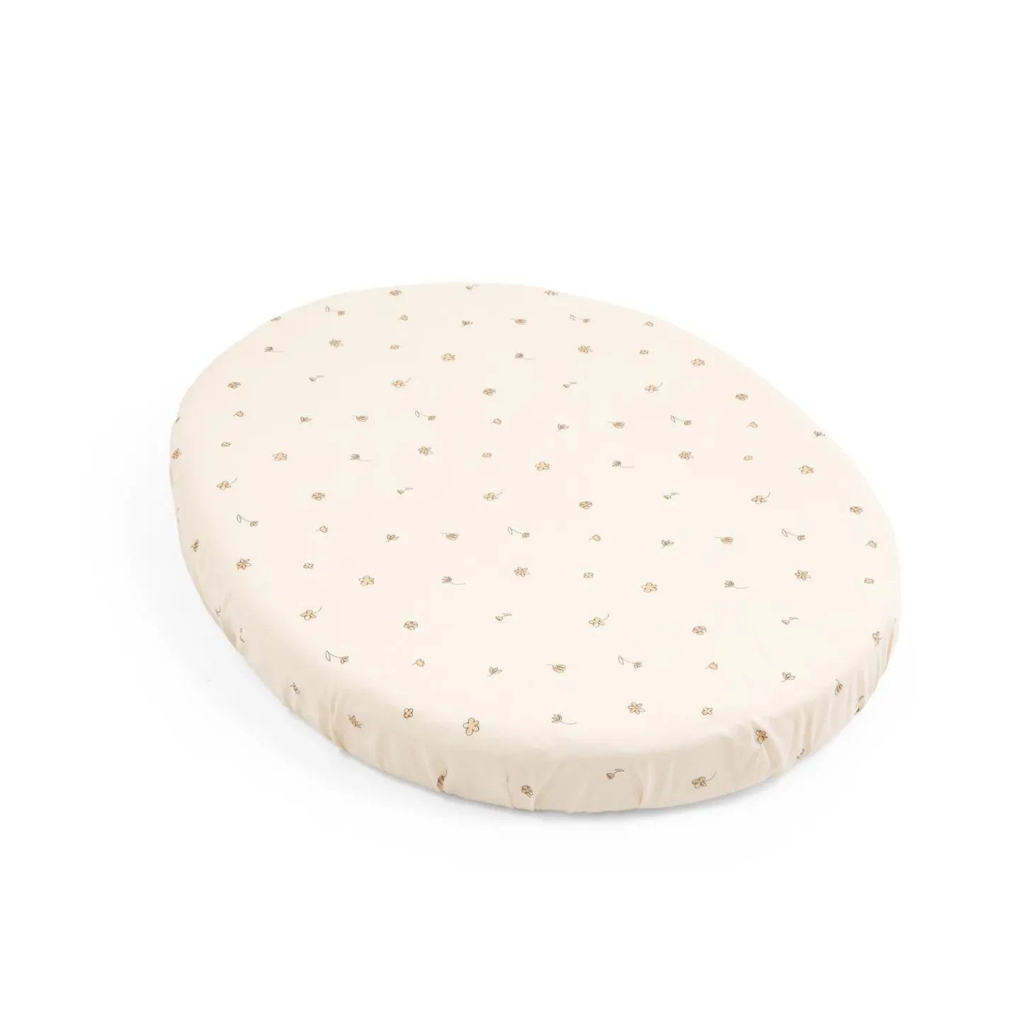 Stokke Drap-housse Mini Sleepi Écru Fleuri
