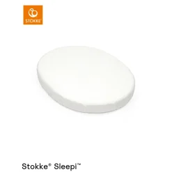 Stokke                    Drap-housse Mini Sleepi    Blanc