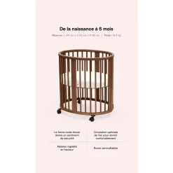 Stokke                    Mini Berceau Sleepi    Brun Chaud