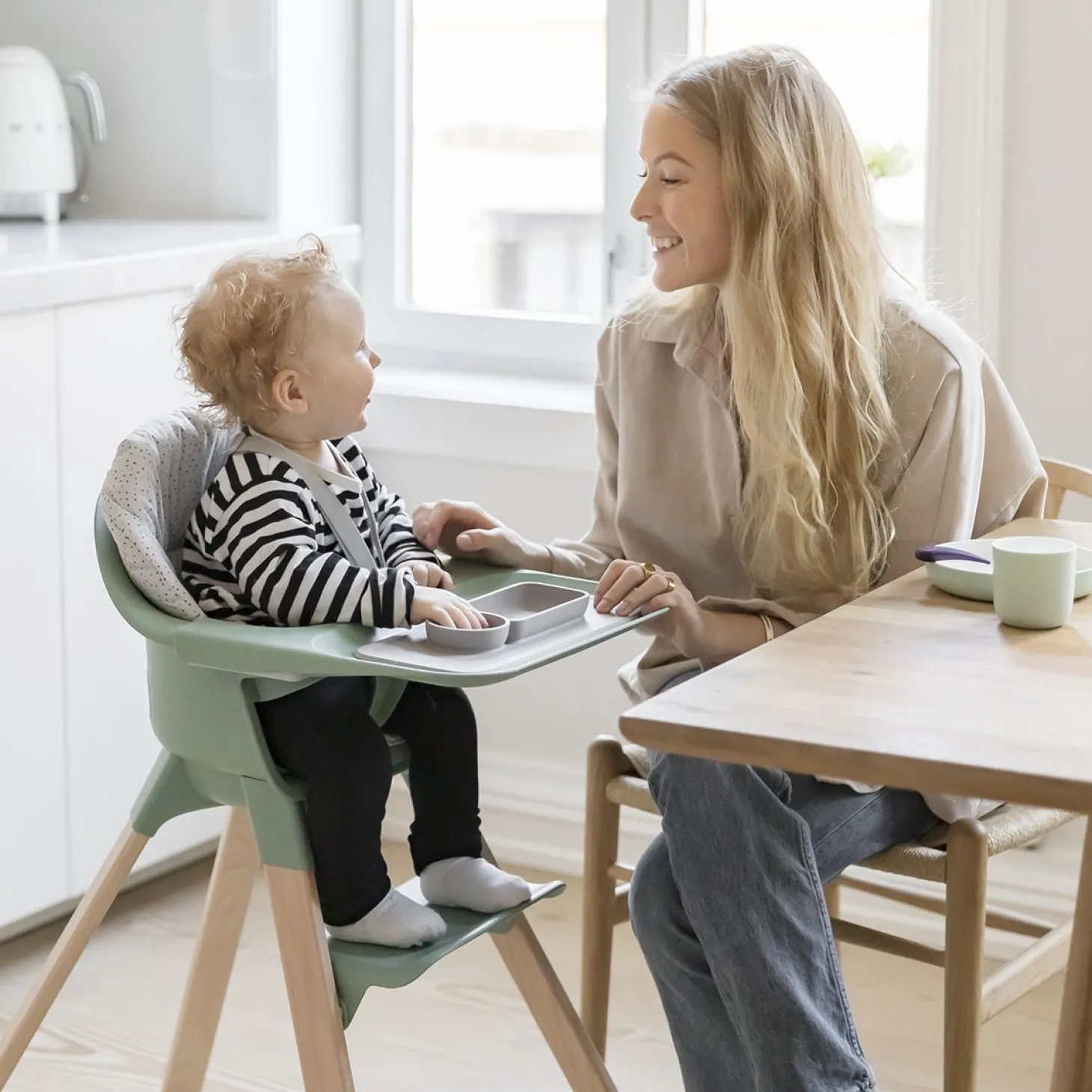 Stokke Set de table Ezpz pour chaise Clikk Soft Grey