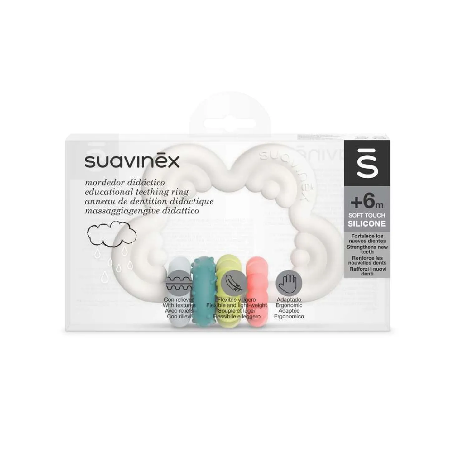 Suavinex Anneau de dentition ludique 6 mois+