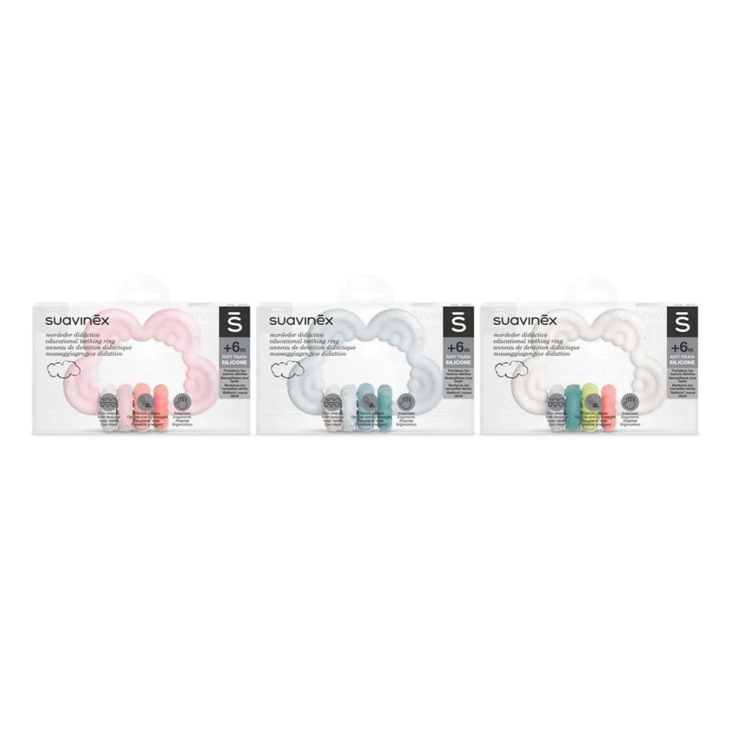 Suavinex Anneau de dentition ludique 6 mois+
