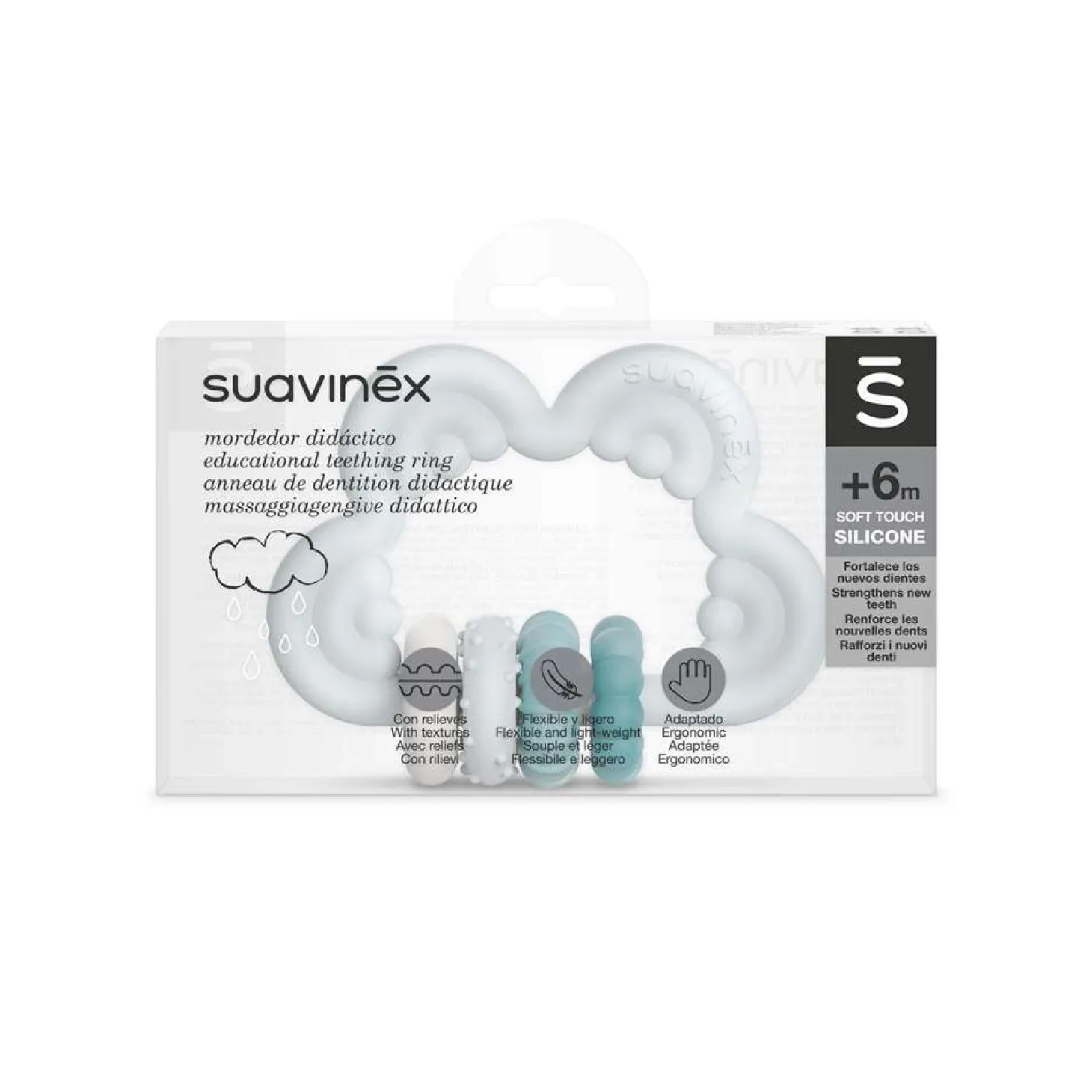 Suavinex Anneau de dentition ludique 6 mois+