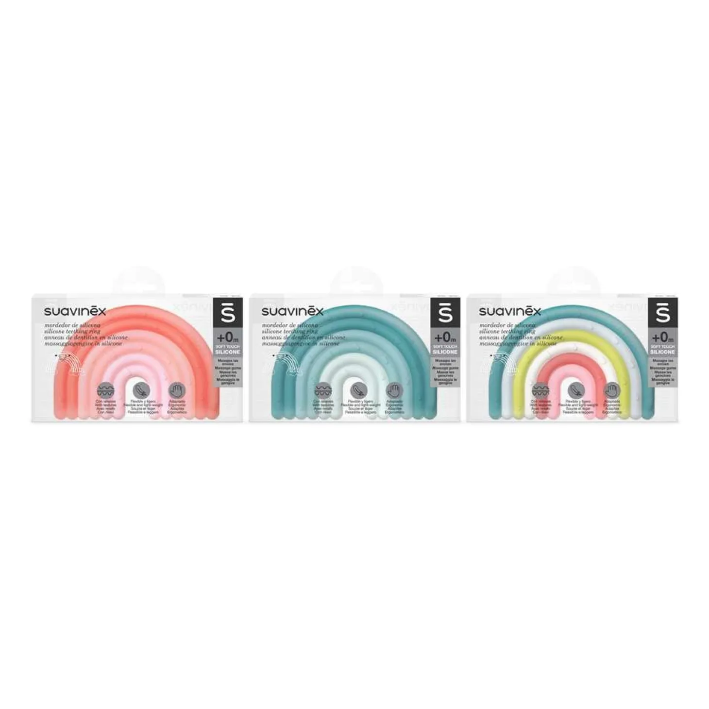 Suavinex Anneau de dentition en silicone 0 mois+