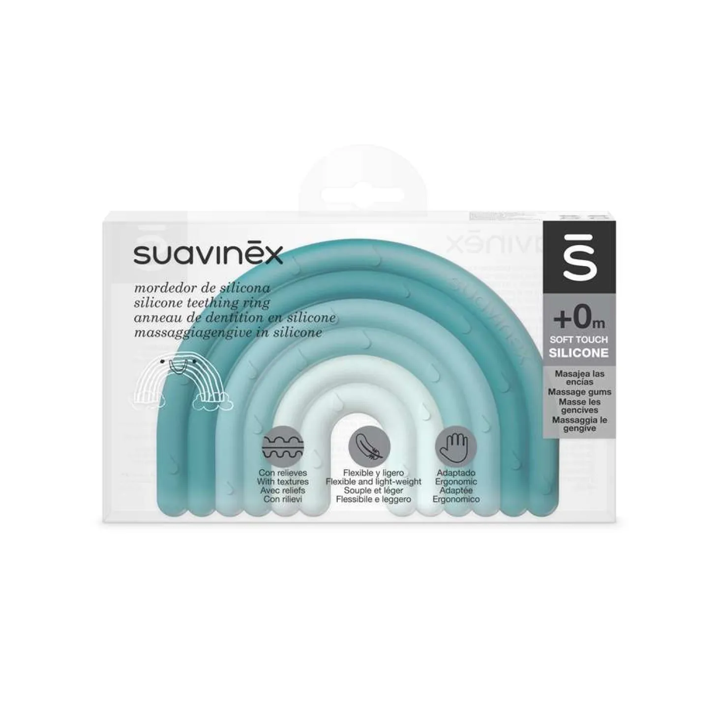 Suavinex Anneau de dentition en silicone 0 mois+
