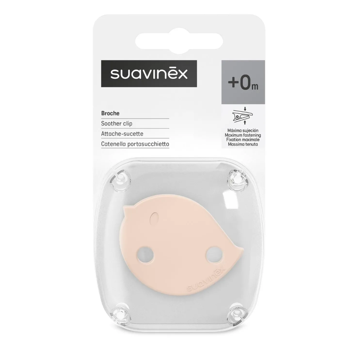 Suavinex Attache-Sucette Chaine Birdies Rose