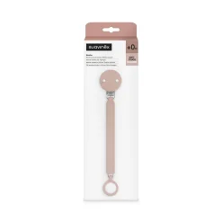 Suavinex                    Attache sucette silicone Wonder    Pale Mauve