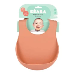 Suavinex                    Bavoir silicone    Terracotta
