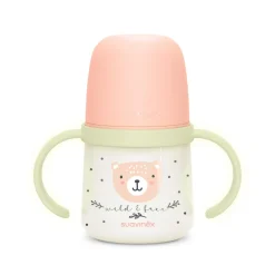 Suavinex Biberon à Anses Wild&Free Night & Day Rose