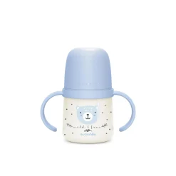 Suavinex Biberon à Anses Wild&Free Night & Day Bleu 150 ml