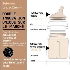 Suavinex                    Biberon Anti-Colique Zero.Zero    Marron             Deep - 120 ml