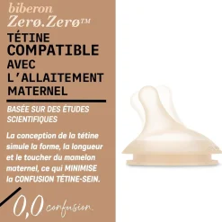 Suavinex Biberon Anti-Colique Zero.Zero Marron Deep - 120 ml
