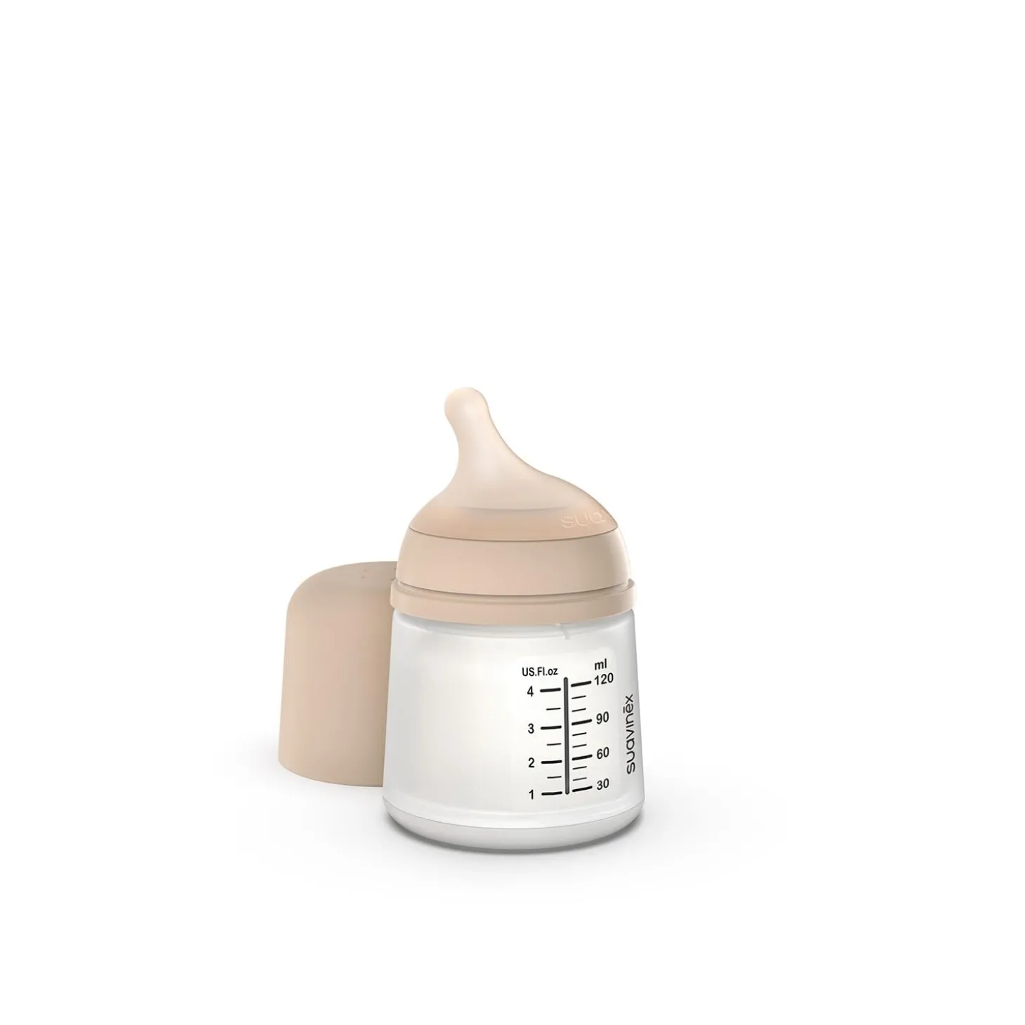 Suavinex Biberon Anti-Colique Zero.Zero Sable Clair Light - 120 ml