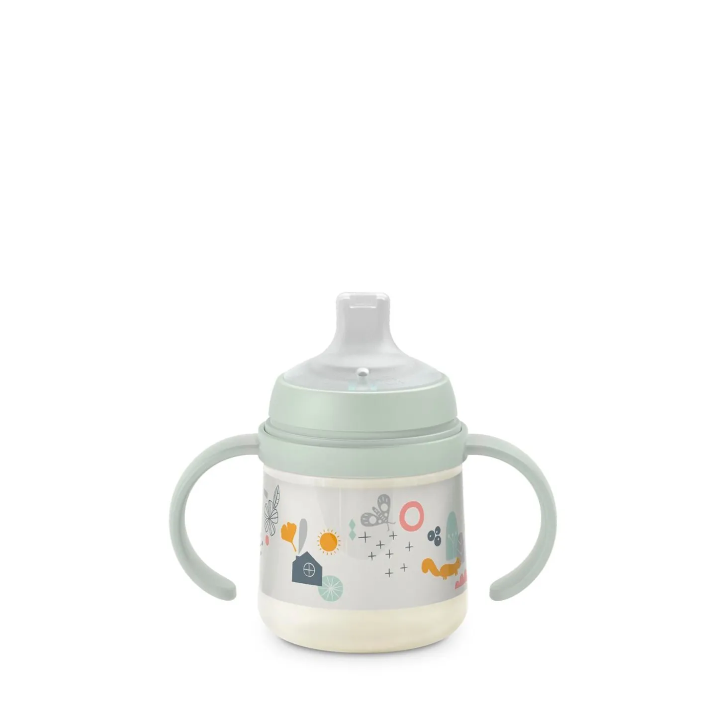 Suavinex Biberon avec anses Walk Vert 150 ml