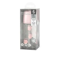Suavinex Biberon Bonhomia avec tétine Sxpro M Rose 270 ml