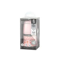 Suavinex Biberon Bonhomia avec tétine Sxpro S Rose 150 ml