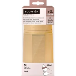 Suavinex                    Biberon silicone    MOUTARDE            240 ml