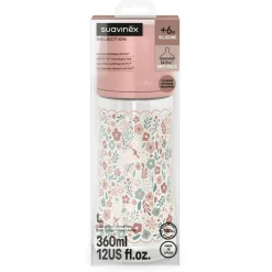 Suavinex Biberon Tetine Sxpro L Wonderland Liberty Rose 360 ml