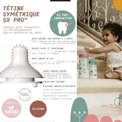 Suavinex Biberon tetine walk in the park Vert 270 ml